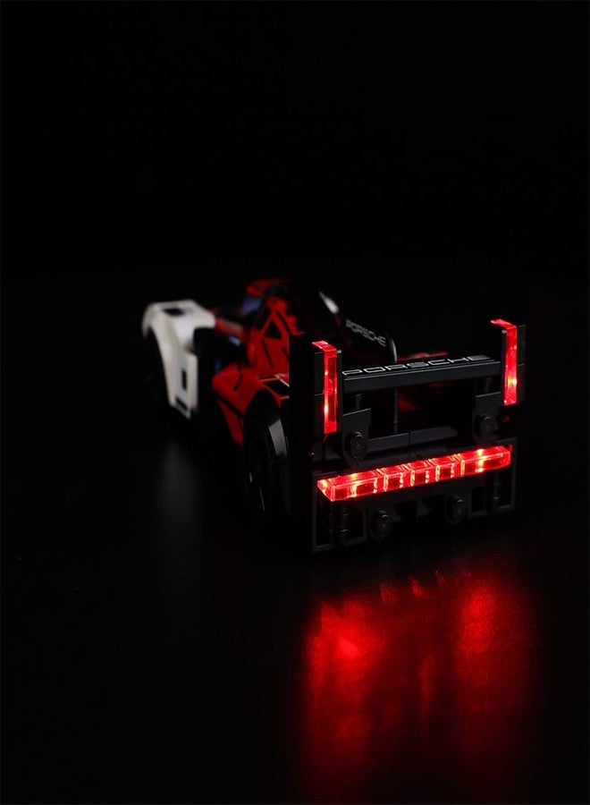 Kyglaring طقم إضاءة LED من Kyglaring (بدون نموذج) مصمم لمجموعة بناء نموذج سيارة السباق Lego Porsche 963 76916 - بدون مجموعة Lego (الإصدار الكلاسيكي) - Image 5